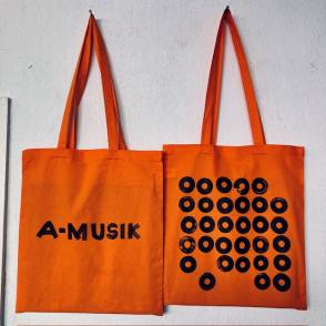 A-MUSIK - A-MUSIK RECORD BAG 30 YEARS BLACK / ORANGE